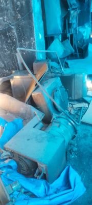 Fire Damaged Light MS machineries / Ducting/ MS panels, etc